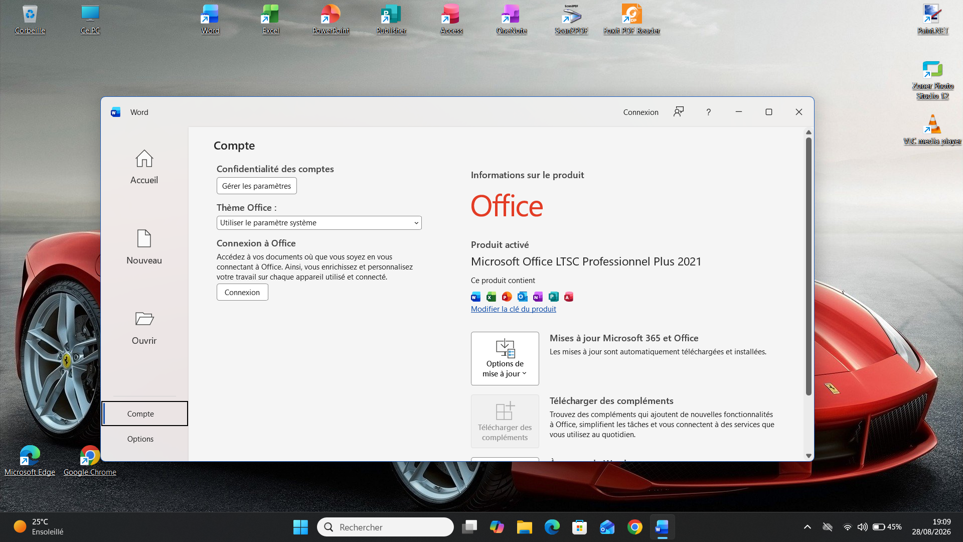 Dell Inspiron 5370 – vue générale ouvert