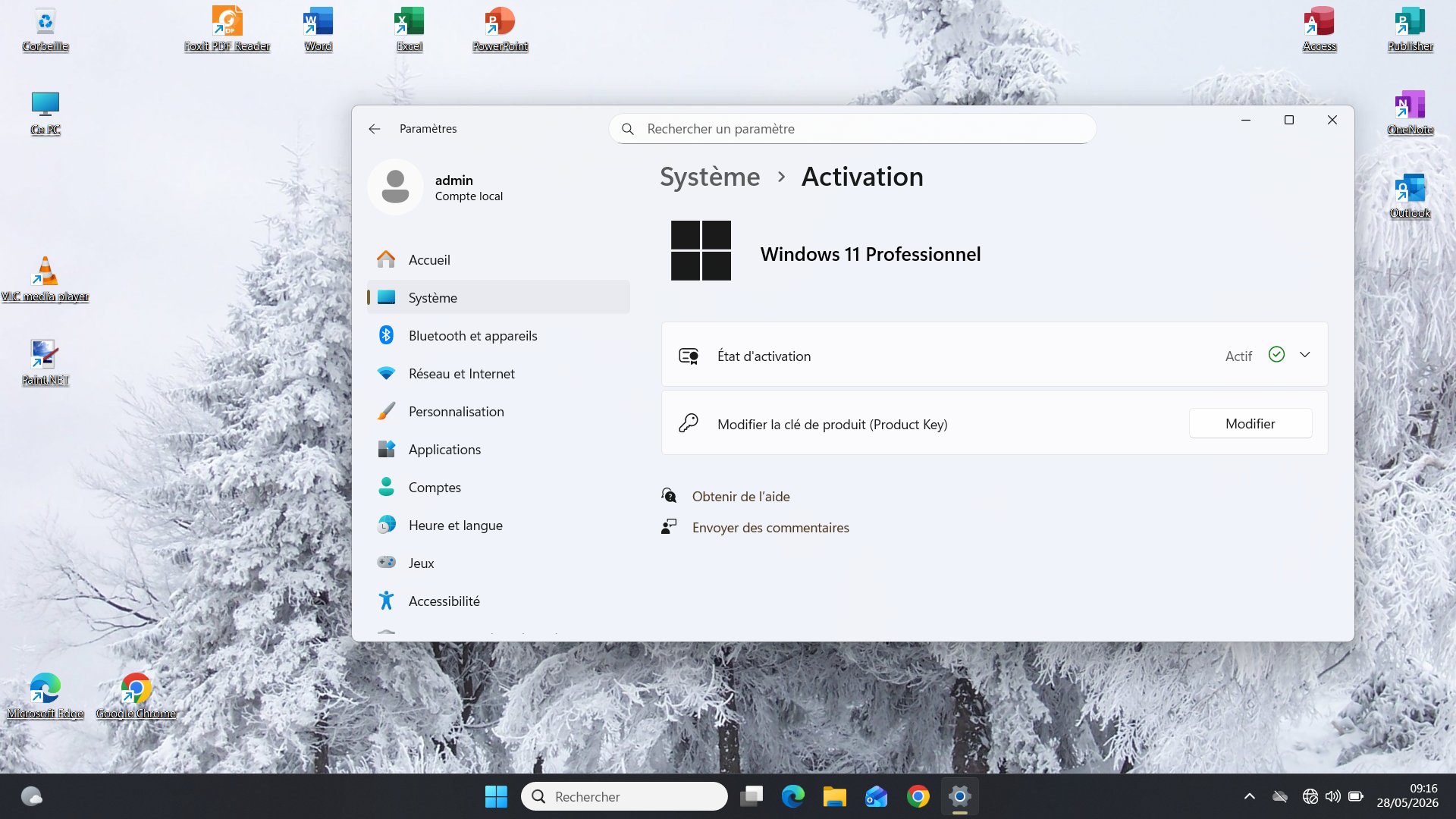 Dell Latitude 5420 – Windows 11 Professionnel activé
