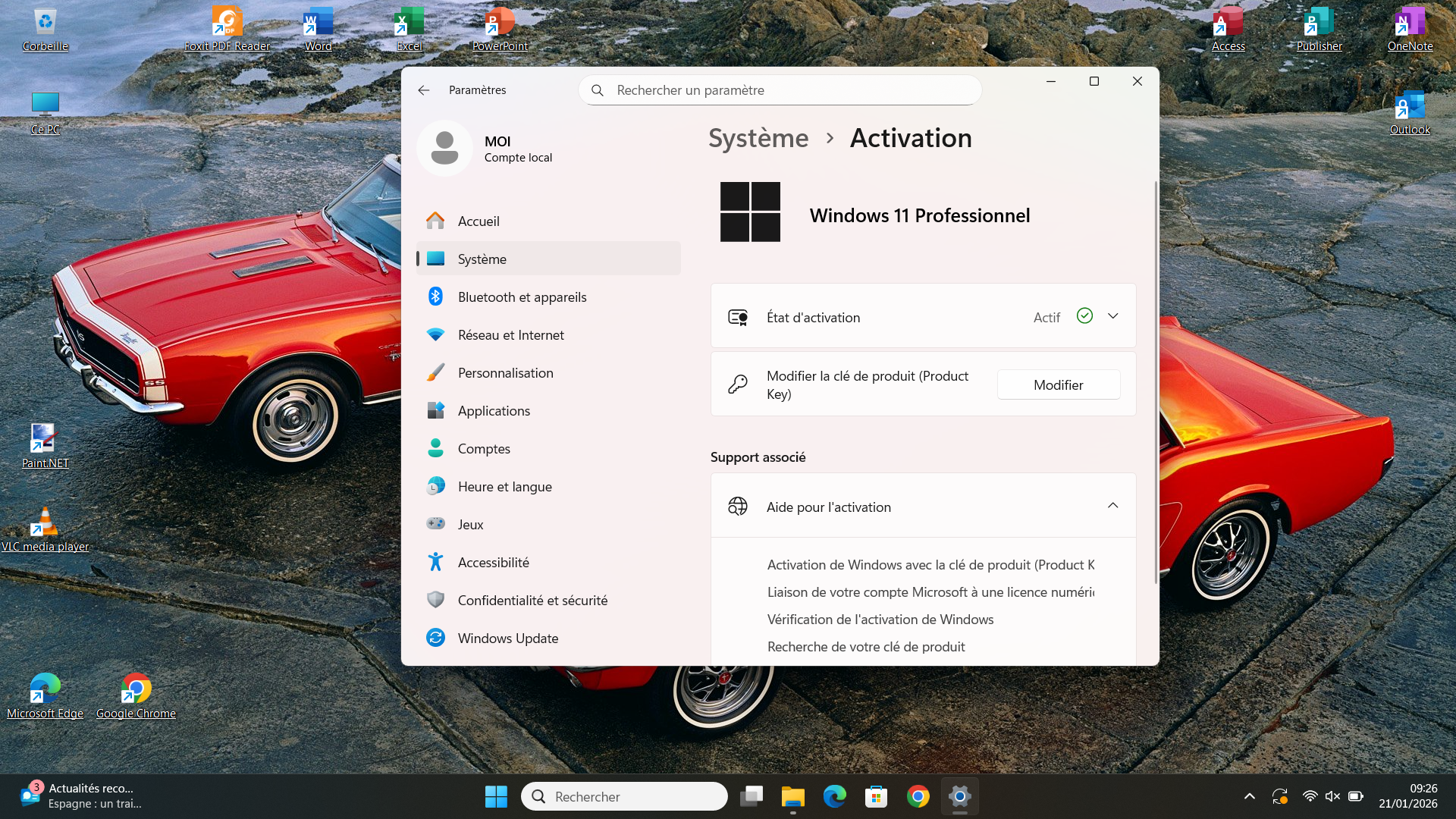Dell Latitude 5420 – activation Windows 11 Professionnel